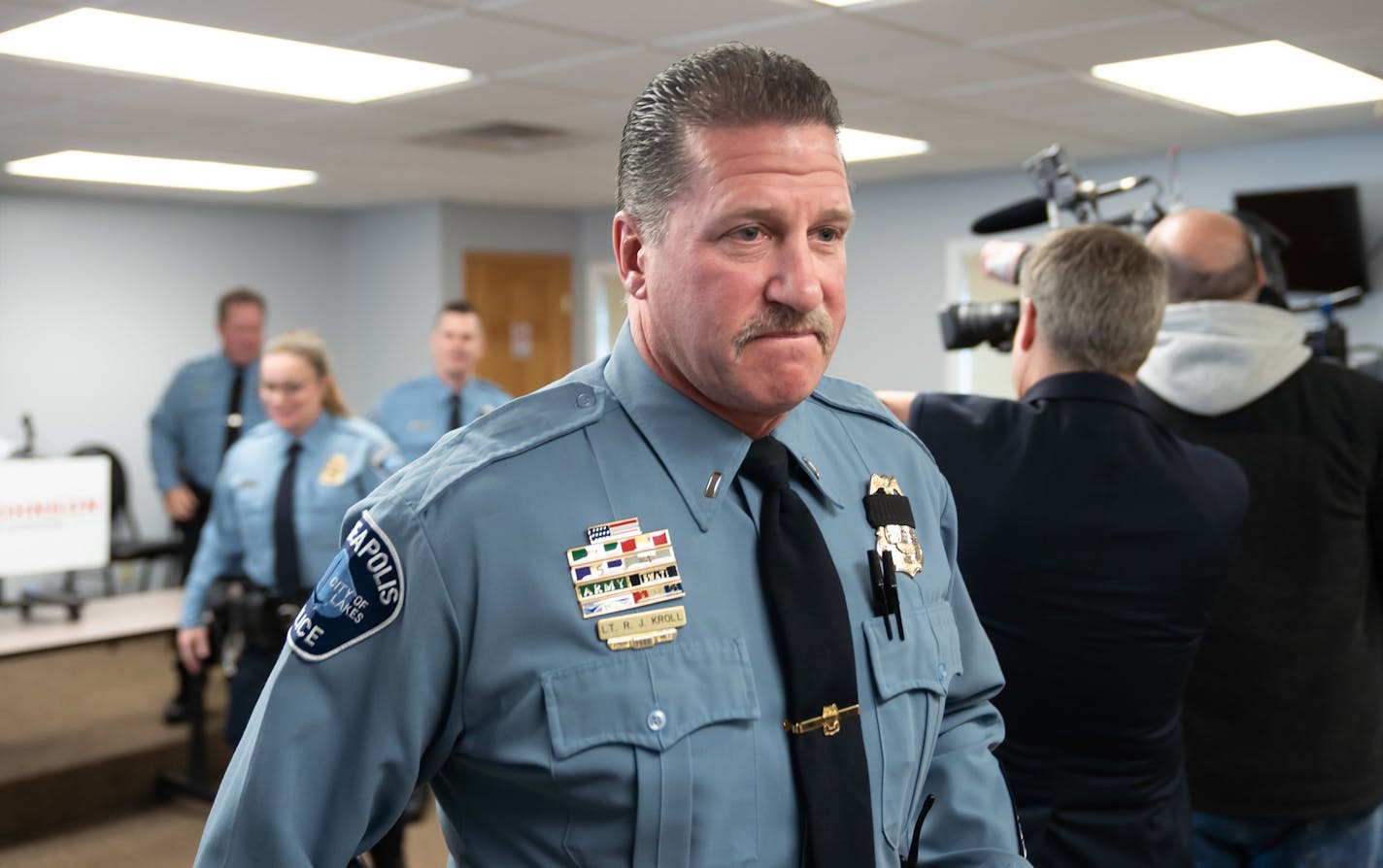 Minneapolis Police union President Bob Kroll said news of the ban on officers wearing uniforms to political events was given to him Friday, one day after President Donald Trump announced an Oct. 10 rally at Target Center.