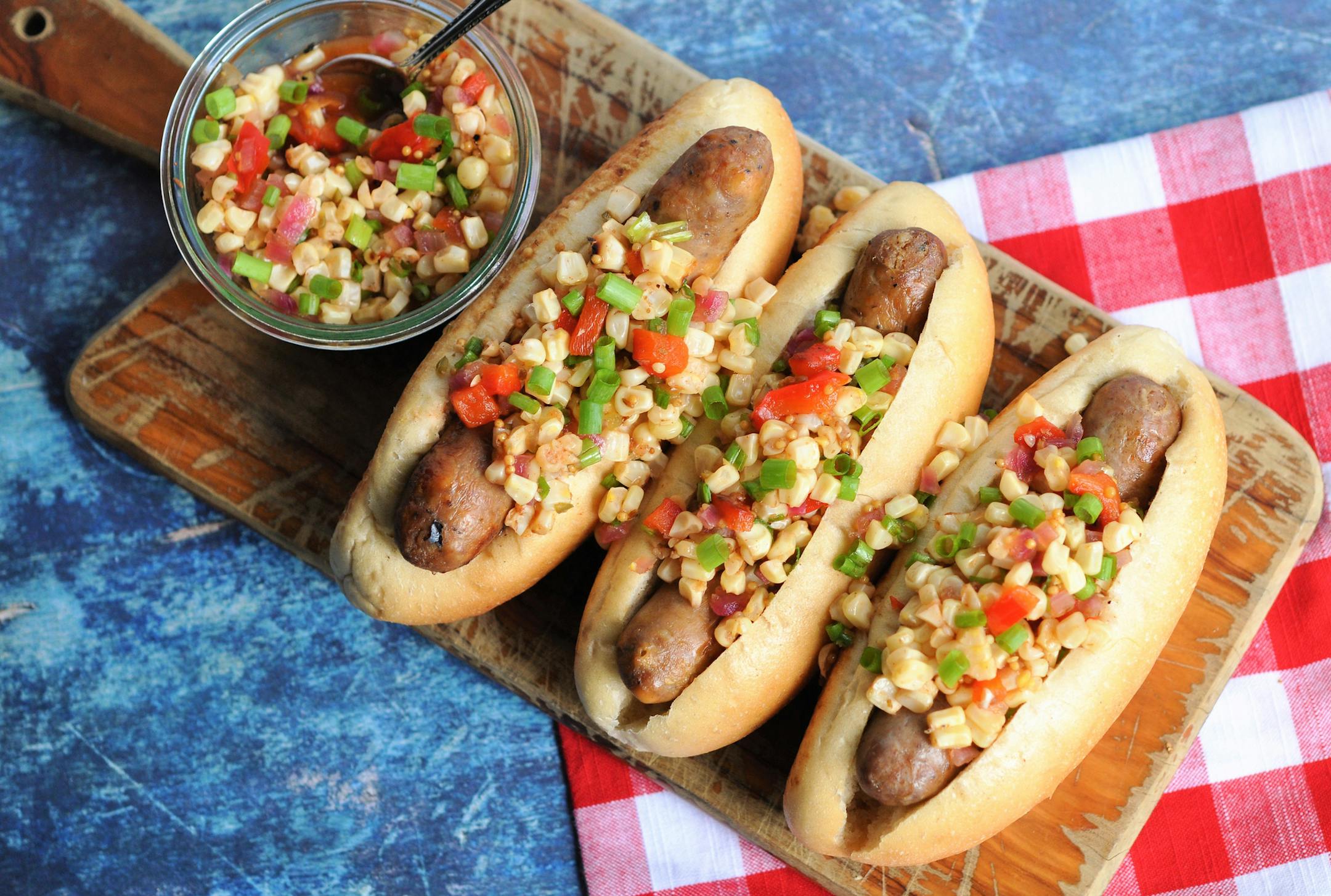 Sweet and Spicy Grilled Corn Relish.