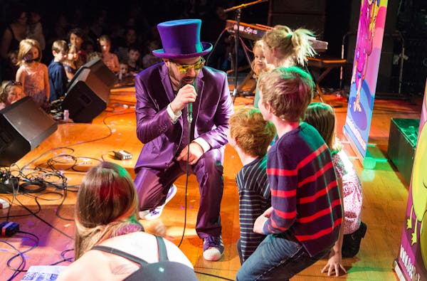 Special to the Star Tribune - one time use - Secret Agent 23 Skidoo performs for children at a Grammy Event , 2015