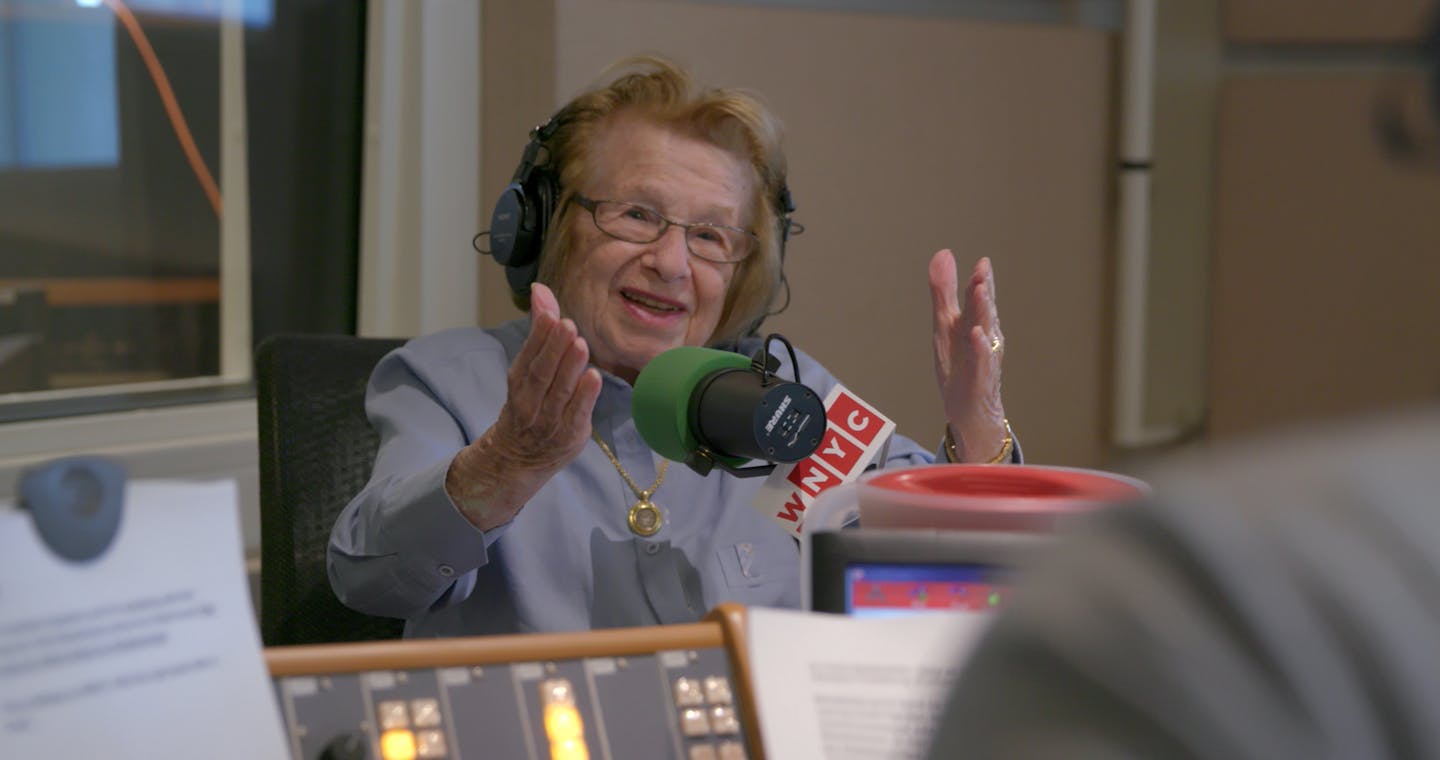 Dr. Ruth Westheimer in "Ask Dr. Ruth."