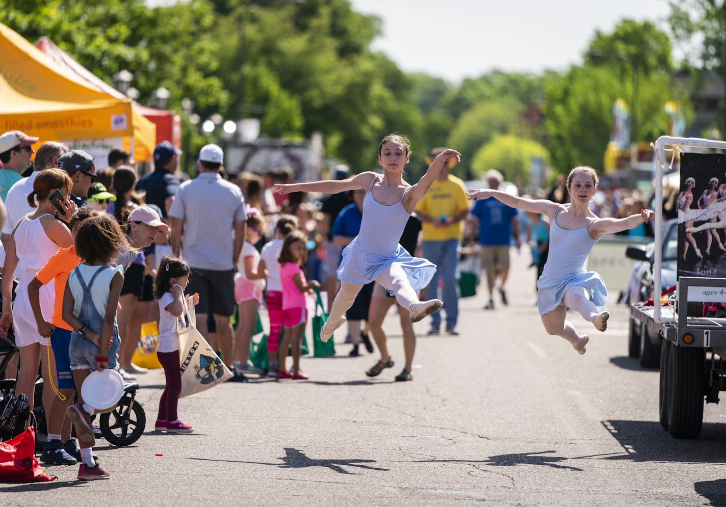 Dancers from Ballet Minnesota danced in the Grand Old Day parade in 2019.