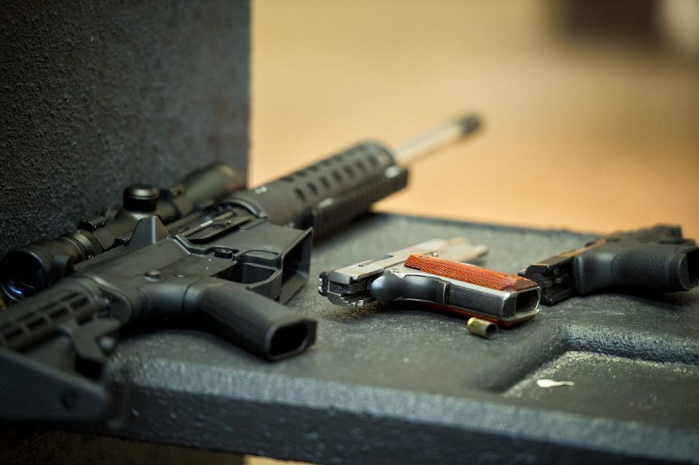 Bill's Gun Shop and Range in Robbinsdale was busy Friday afternoon. Friday, July 19, 2013