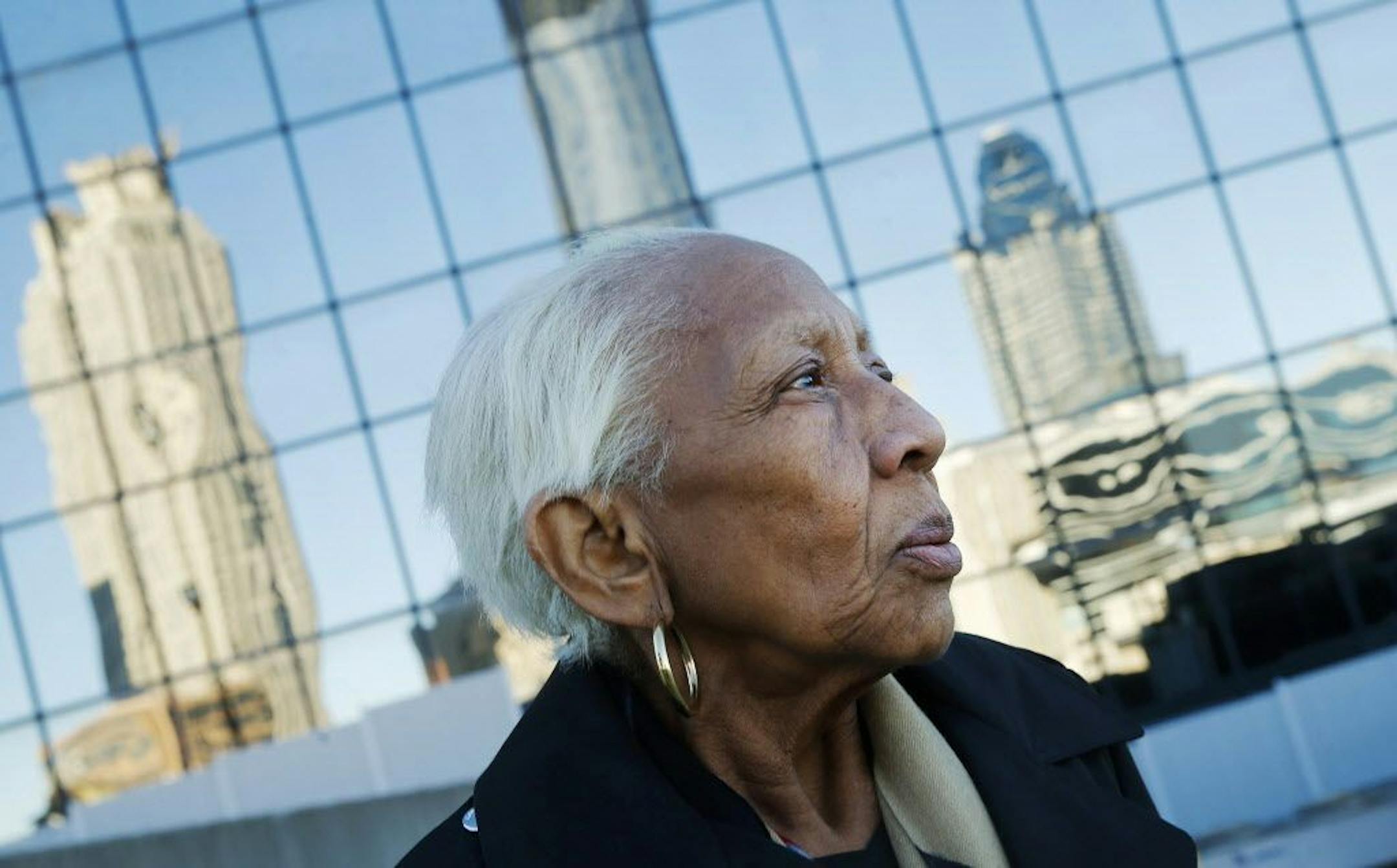 FILE -In this Jan. 11, 2016 file photo, Doris Payne poses for a photo in Atlanta. Police just outside Atlanta say Payne was arrested Tuesday, Dec. 13, 2016, at a Von Maur department store where police report she put a $2,000 necklace in her back pocket and tried to leave the store.