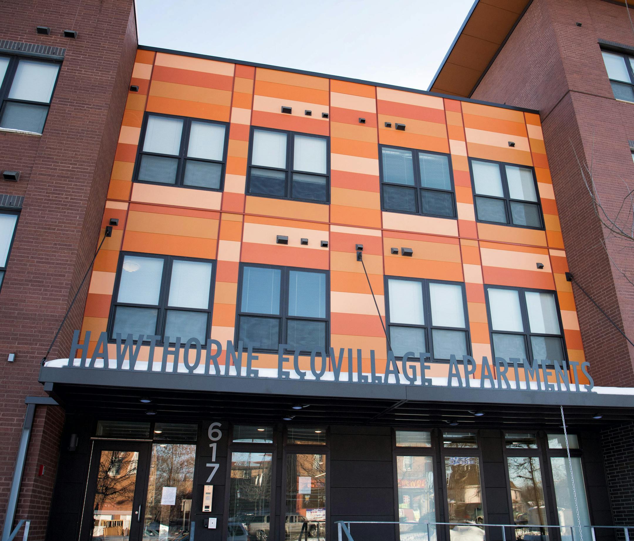 EcoVillage, an $18 million, 75-unit affordable housing community, opened in January along Lowry Blvd. in north Minneapolis.