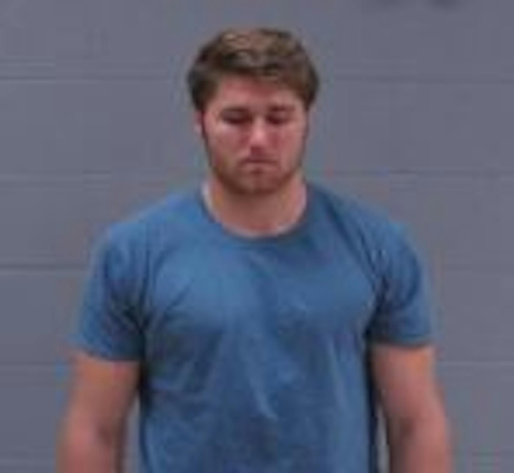 Arrest mug shot of former Gophers quarterback Philip Nelson.