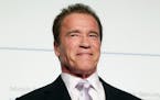 Arnold Schwarzenegger now hosts "Celebrity Apprentice."