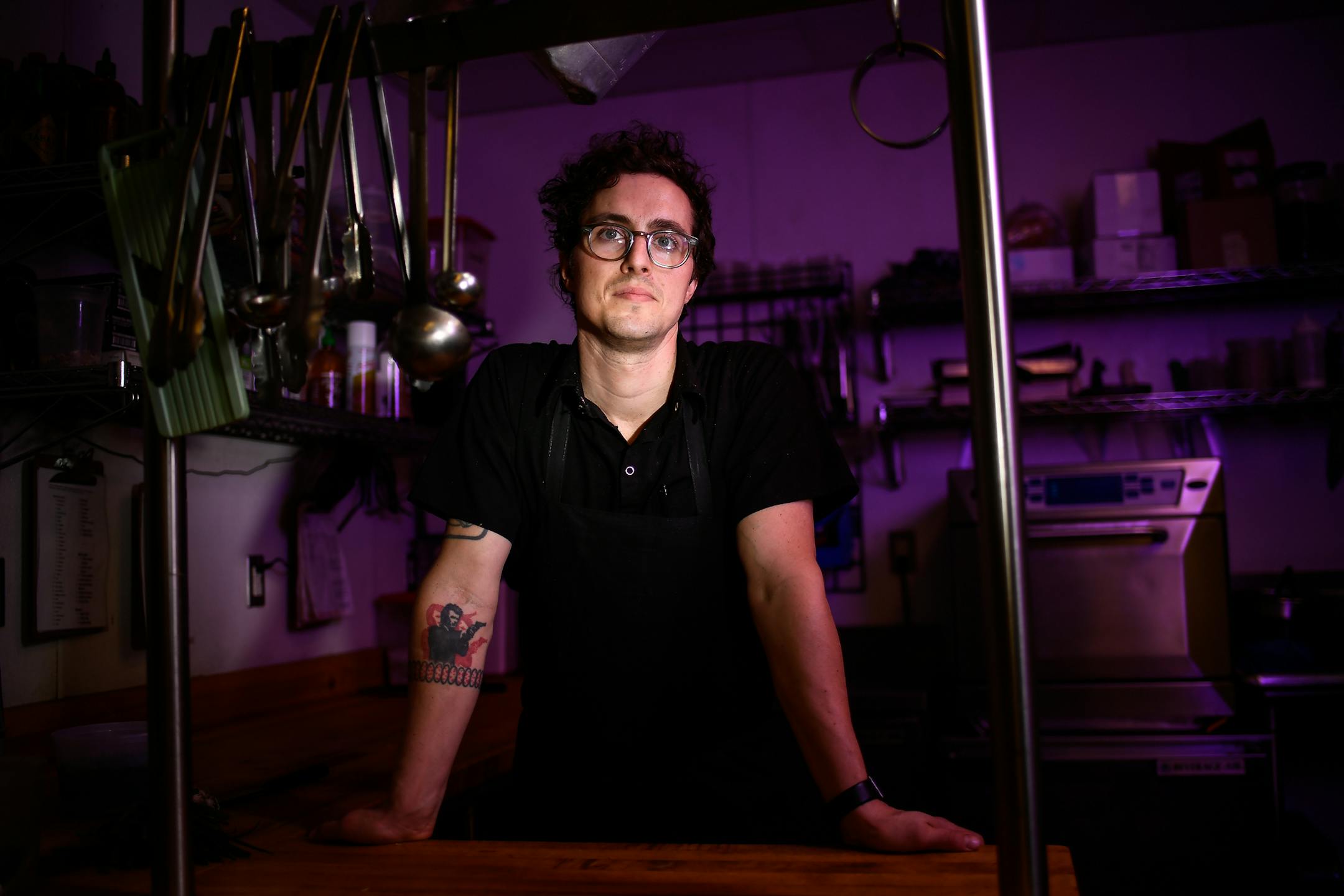 Ray Roberts, formerly Prince's personal chef and current head of the restaurant at Paisley Park, was photographed in the kitchen of Peoples Organic in Edina on Saturday, April 15, 2017. ] AARON LAVINSKY &#xef; aaron.lavinsky@startribune.com Ray Roberts, formerly Prince's personal chef and current head of the restaurant at Paisley Park, was photographed in the kitchen of Peoples Organic in Edina on Saturday, April 15, 2017.