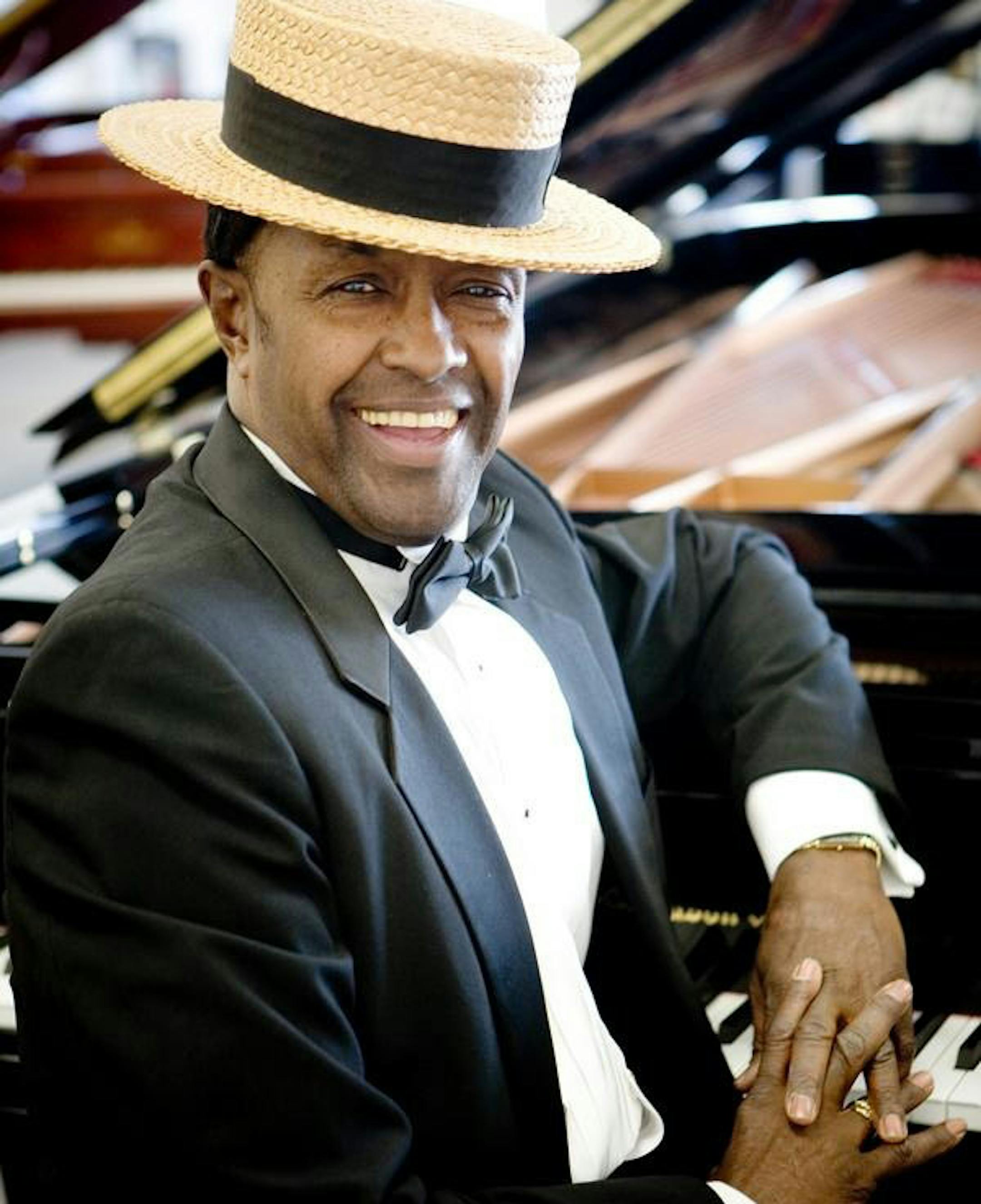Photo courtesy of Paul Thompson Maurice Jacox is the lead vocalist in the "Straighten Up and Fly Right" tribute to Nat King Cole.