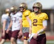 "His leadership has gone through the roof," Gophers coach P..J. Fleck said of Tanner Morgan.