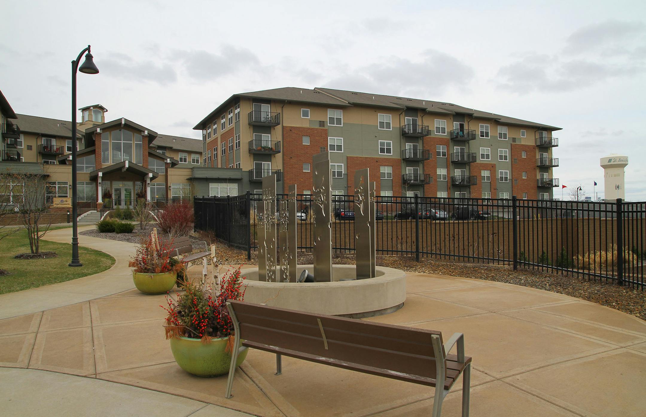 Some St. Louis Park officials worry that new luxury apartments might crowd out other development needed for a diverse population. In this photo: The Camerata complex at 5600 Camerata Way. May 2, 2013.