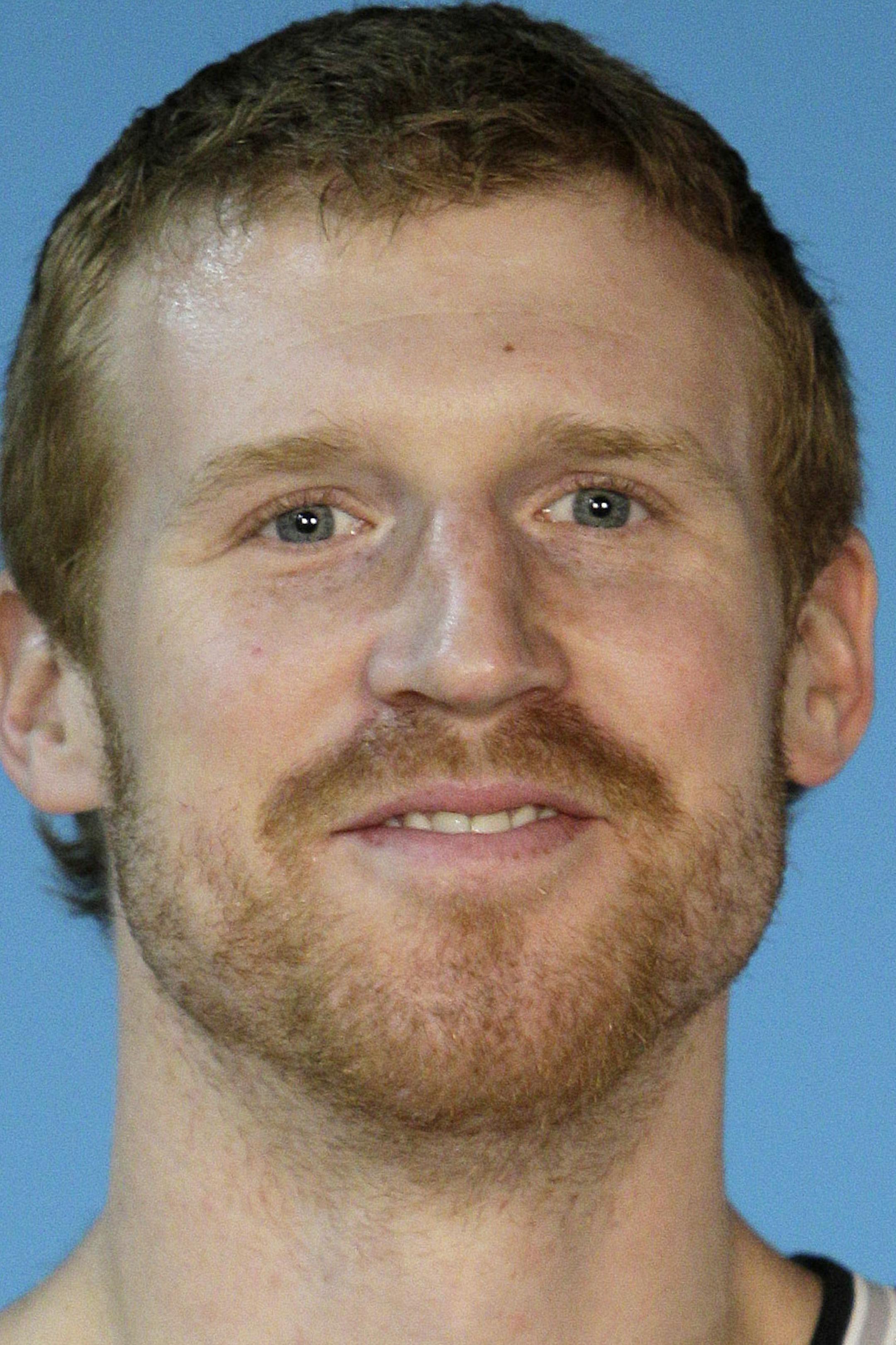San Antonio Spurs' Matt Bonner during the team's NBA basketball media day, Monday, Sept. 27, 2010 in San Antonio. (AP Photo/Eric Gay) ORG XMIT: NYOTK
