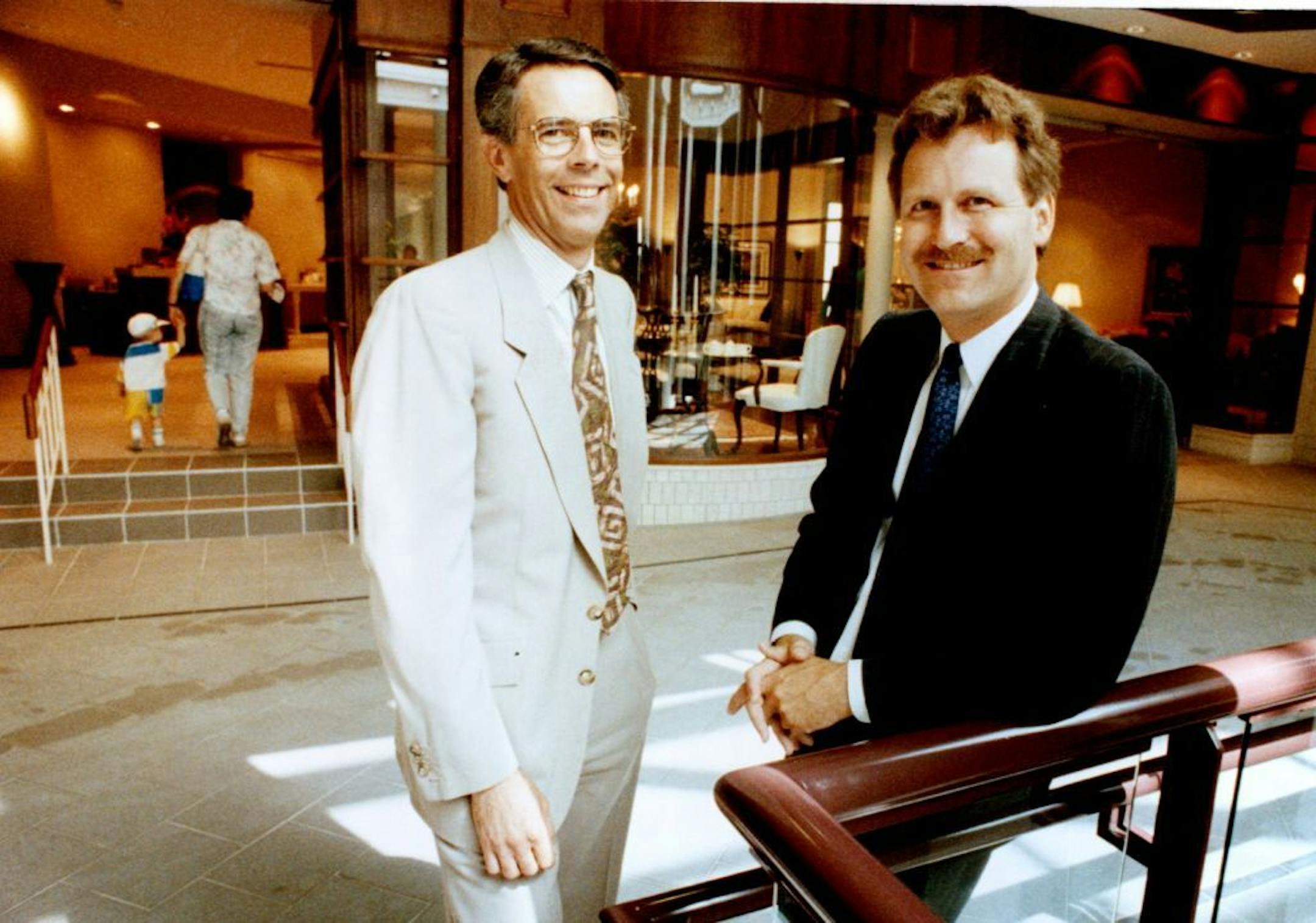 July 17, 1991 Warren Beck, president of Gabbert & Beck, the Galleria's management firm, left, and Jim Gabbert, president of Gabberts Furniture. February 24, 1992 Tim Ivy, Minneapolis Star Tribune
