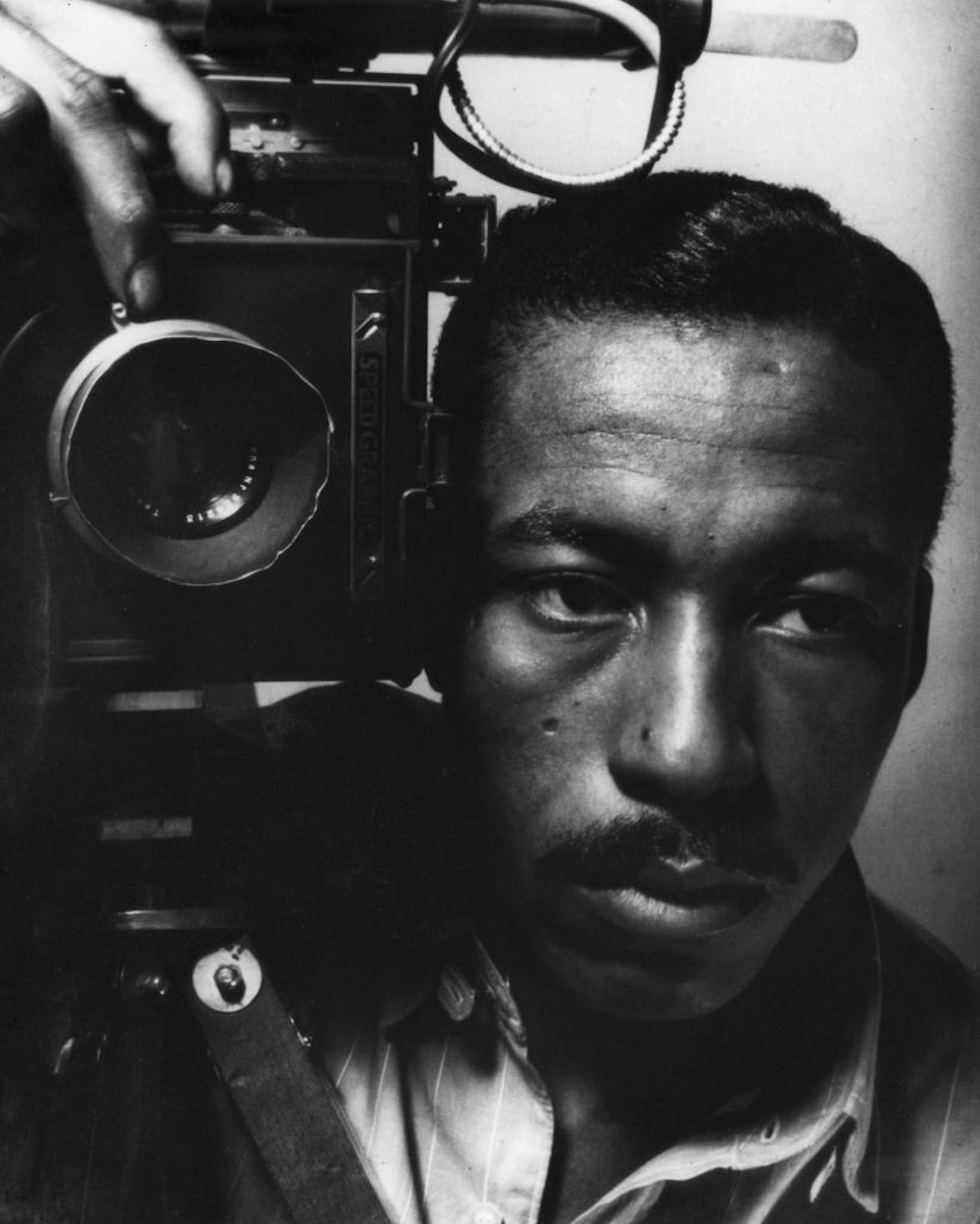 Gordon Parks "Self-Portrait," 1945 Part of "Gordon Parks at 100" at Weinstein Gallery