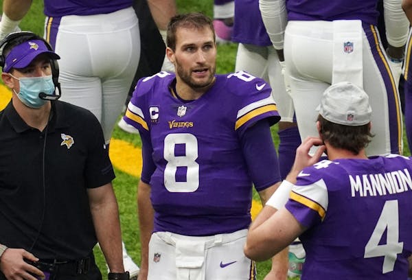 Minnesota Vikings quarterback Kirk Cousins during a game last season.