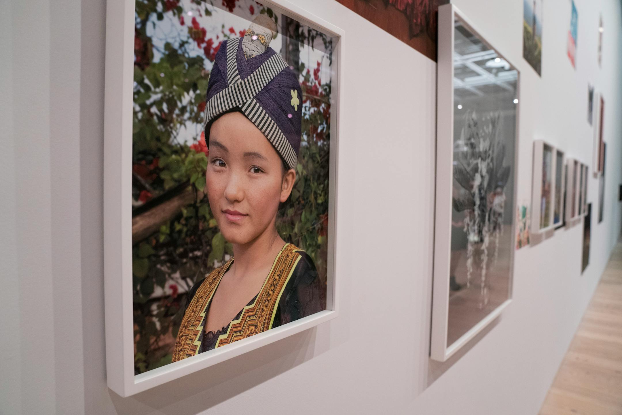 A portrait by Pao Houa Her at the Whitney Museum of Art during its Biennial in New York, NY, on Wednesday, March 30, 2022. Barry Williams