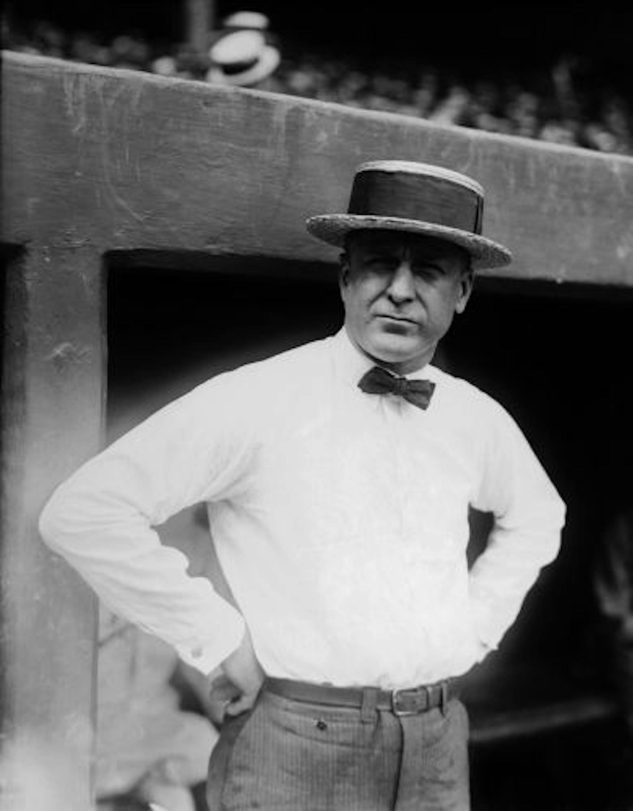 Branch Rickey, owner and manager of the St. Louis Cardinals seen here July 26, 1922.
