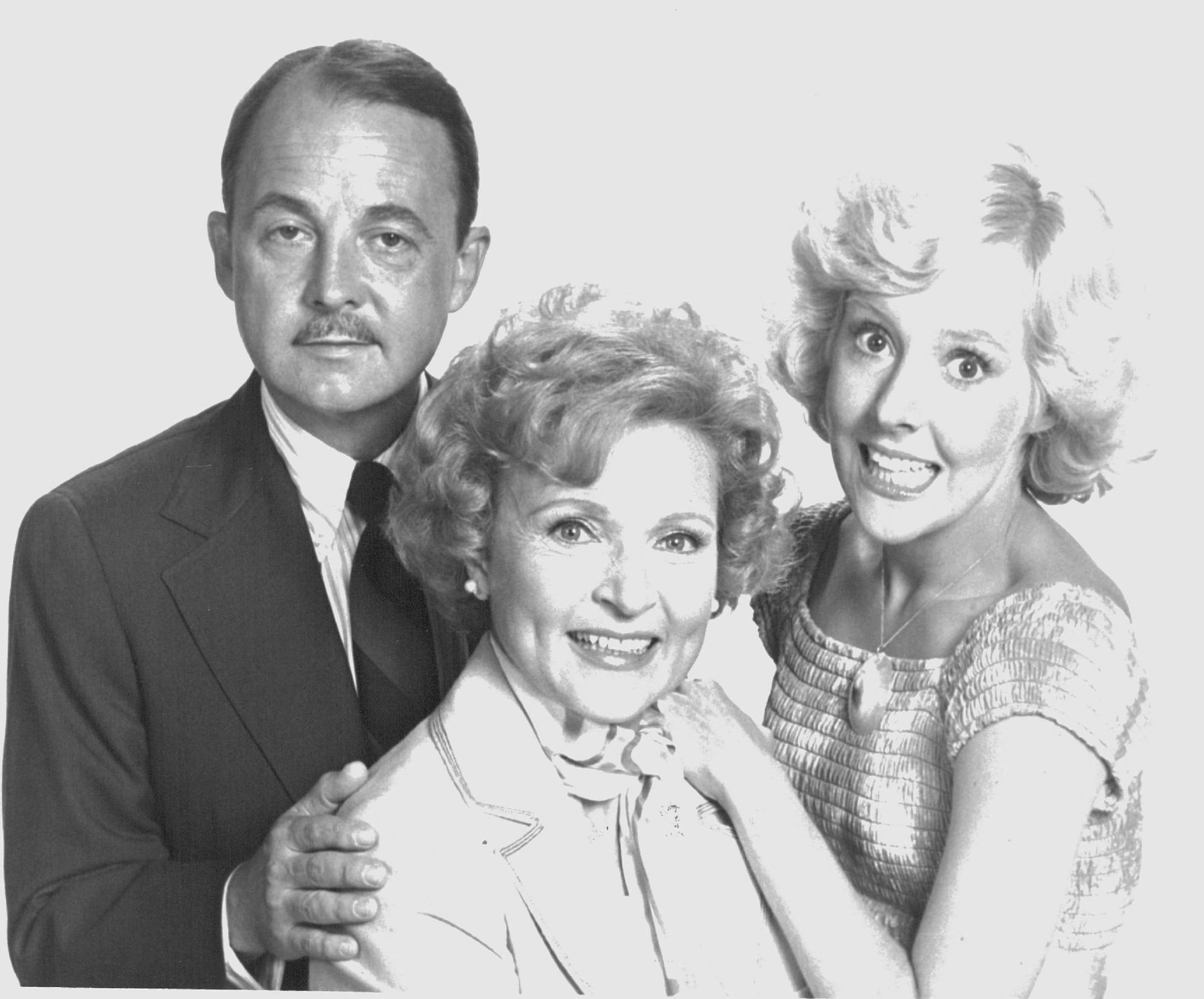 September 12, 1977 At right, betty white, flanked by John Hillerman and Georgia Engle, stars in tonight's premiere of the 'Betty White show.'