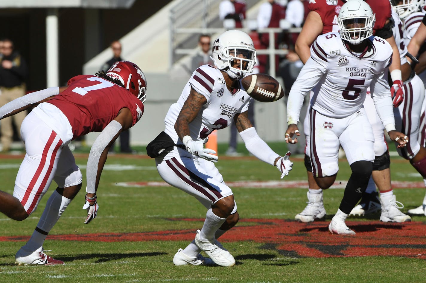 Mississippi State defensive back Cameron Dantzler -- the second cornerback picked by the Vikings in the recent NFL draft -- built his college résumé on a willingness to challenge receivers with a physical style of coverage.