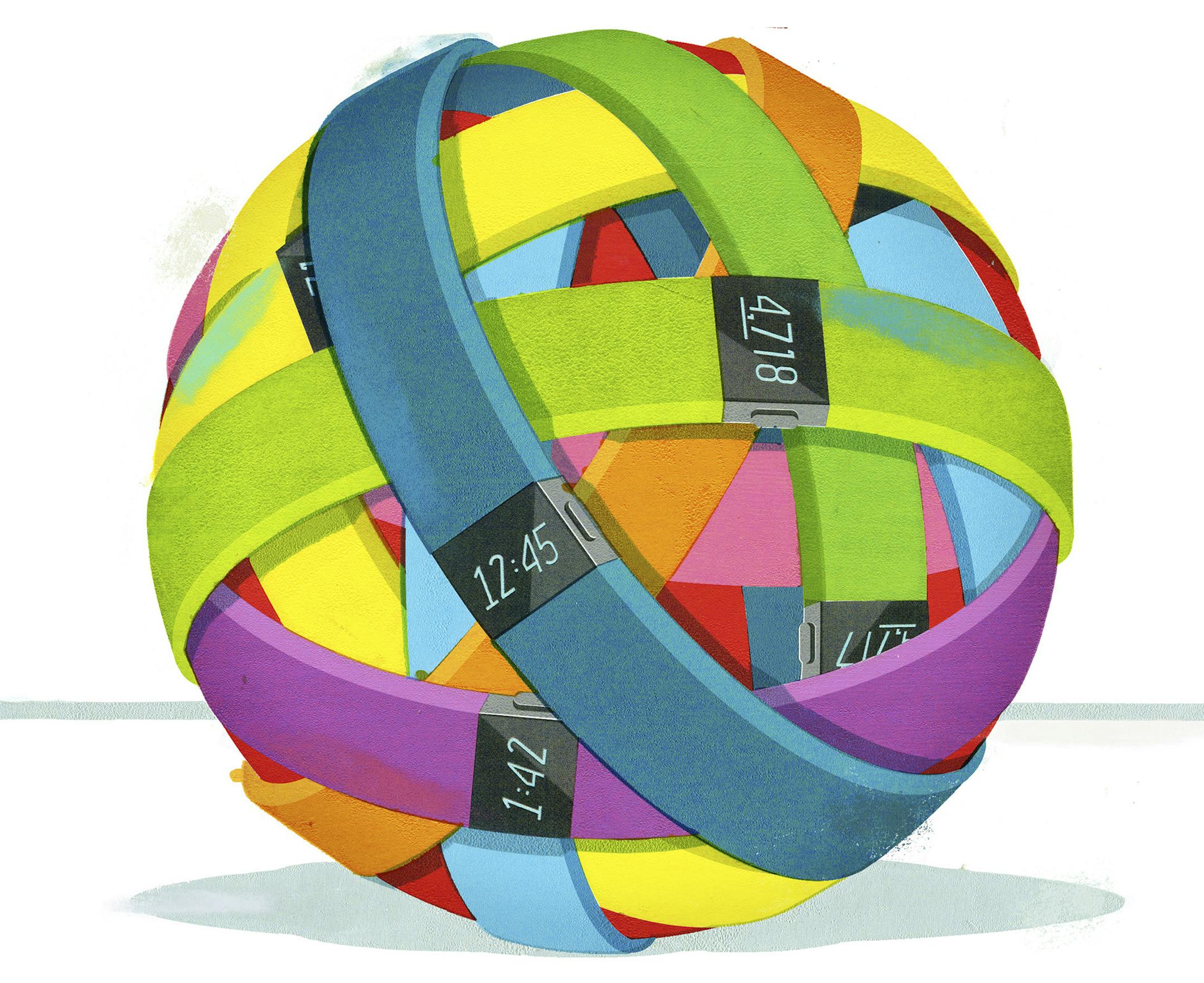 Smart watches, fitness trackers and other wearables are supposed to better our lives, but the gadgets often sit idle and collect dust. (Pete Ryan/The New York Times) -- NO SALES; FOR EDITORIAL USE ONLY WITH FAILED-WEARABLE-TECH BY NICK BILTON FOR JAN. 21, 2016. ALL OTHER USE PROHIBITED. --