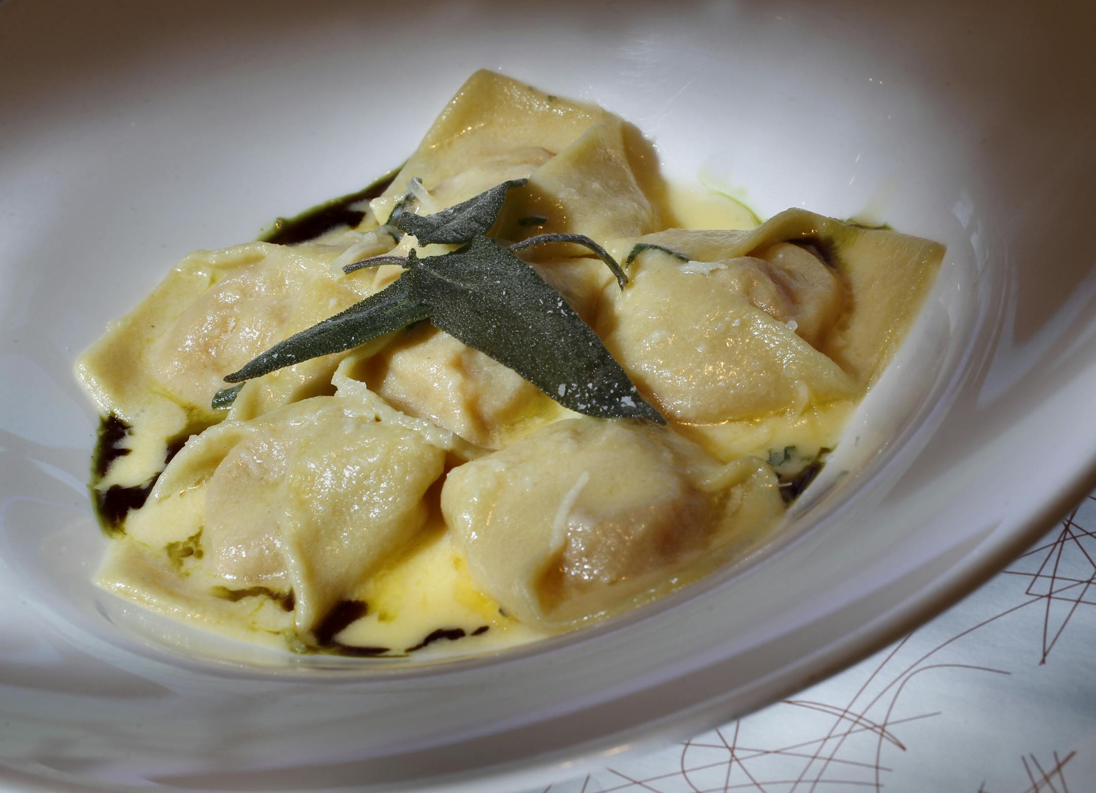 The tortellini__ Figlio, the reborn uptown classic, now under new ownership and in a new location, the Shops at West End in St. Louis Park. Food: Please shoot the sausage pizza, either as it is coming out of the oven, or being sliced, or being served. Also, the tortellini, the pappardelle, tuna tartare, burger. Also, could you please shoot a bloody Mary, as it is being made, or served. thanks. [ TOM WALLACE &#x2022; twallace@startribune.com _ Assignments #20027154A_ January 17, 2013_ SLUG: RN124