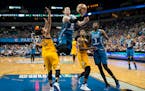Lynx guard Lindsay Whalen's forte has been drives to the hoop followed by an acrobatic shot. She has to pick her spots more now because she's not as q
