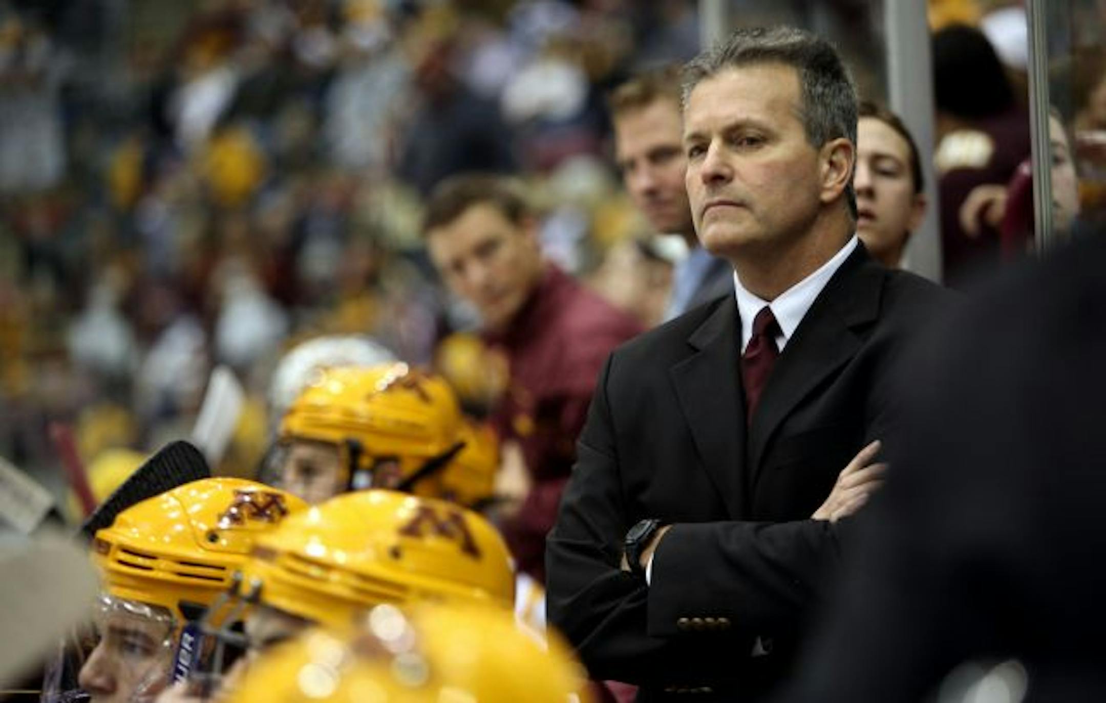 Gophers men's hockey coach Don Lucia