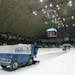 The Zamboni grooms the ice for the final game in the Coliseum prior to Stillwater's game against Hill-Murray