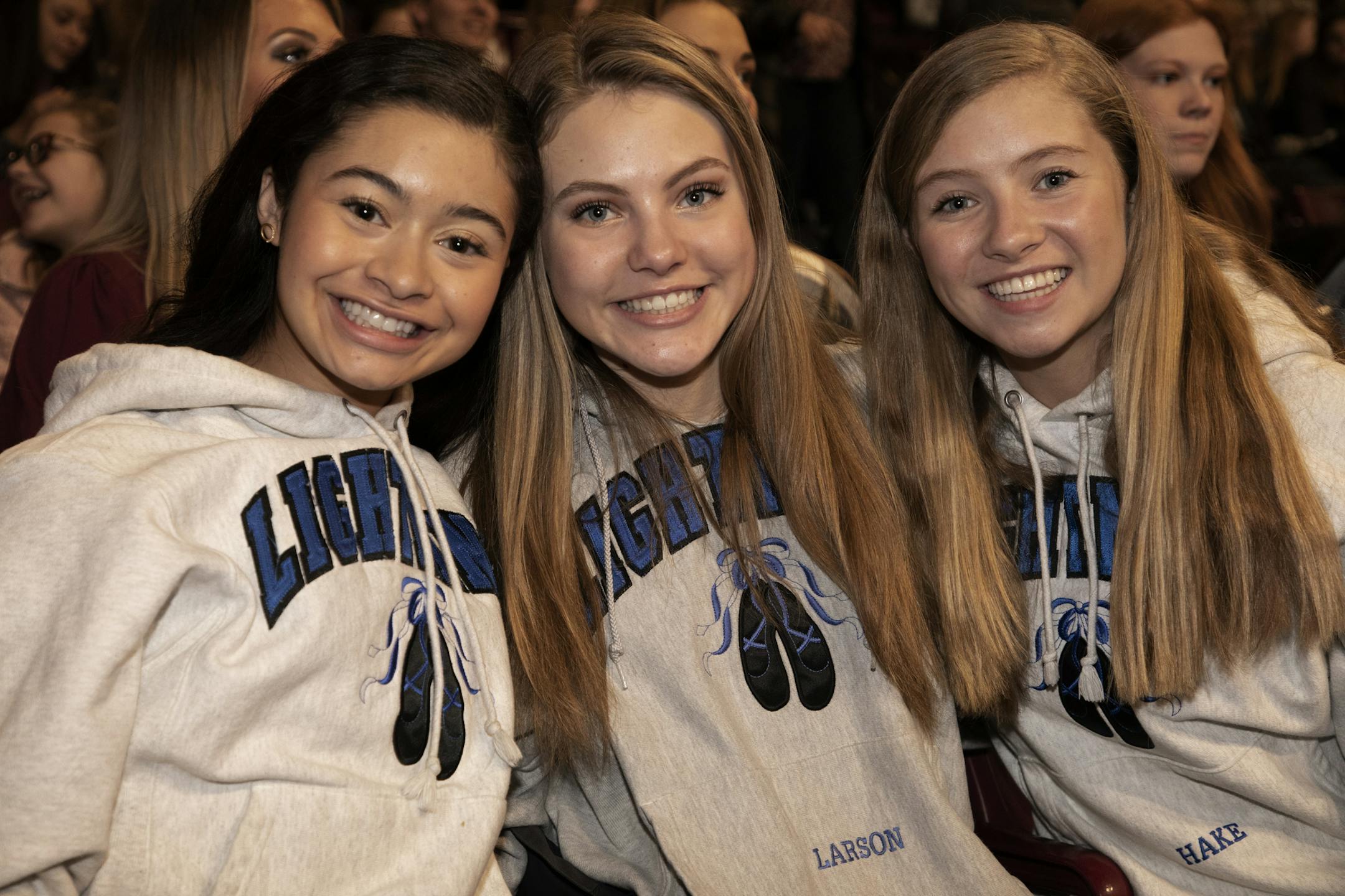 Maliyah Fongvongsa, Maggie Larson and Claire Hake.
