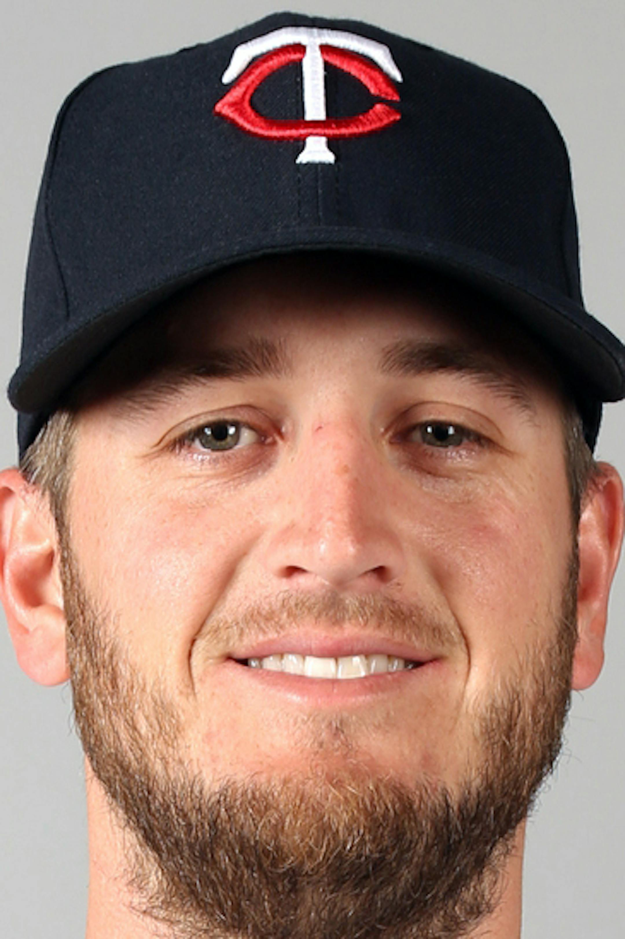 FORT MYERS, FL - FEBRUARY 19: Glen Perkins (15) of the Minnesota Twins poses during Photo Day on Tuesday, February 19, 2013 at Hammond Stadium in Fort Myers, Florida. (Photo by Robbie Rogers/MLB Photos via Getty Images) *** Local Caption *** Glen Perkins ORG XMIT: 159448017