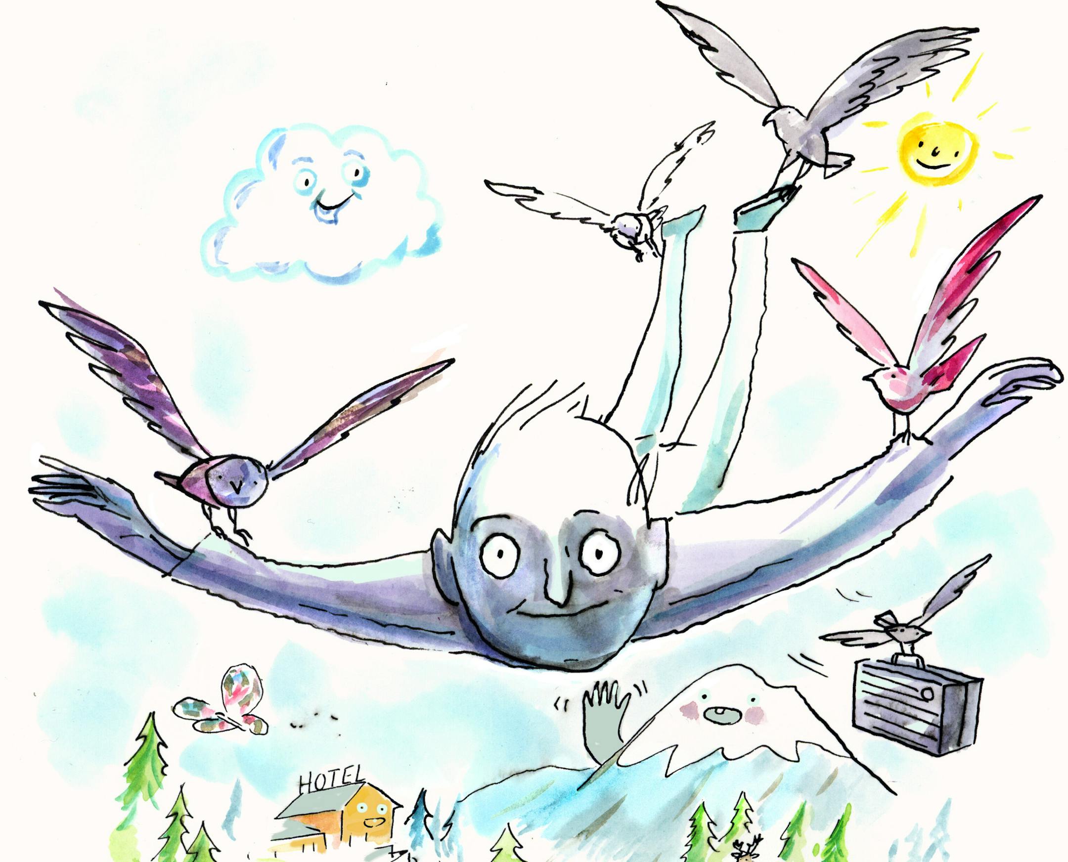 Good travel habits can help offset the damage to the environment caused by jet flights and other destructive practices that pile up during a vacation. (Graham Roumieu/The New York Times) -- NO SALES; FOR EDITORIAL USE ONLY WITH GREEN TRAVEL TIPS ADV24 BY STEPHANIE ROSENBLOOM FOR APRIL 24, 2016. ALL OTHER USE PROHIBITED. --