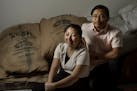 Saengmany Ratsabout and wife Gao Lee's income growth through the years enabled Lee to quit her job last year and focus solely on developing their coff