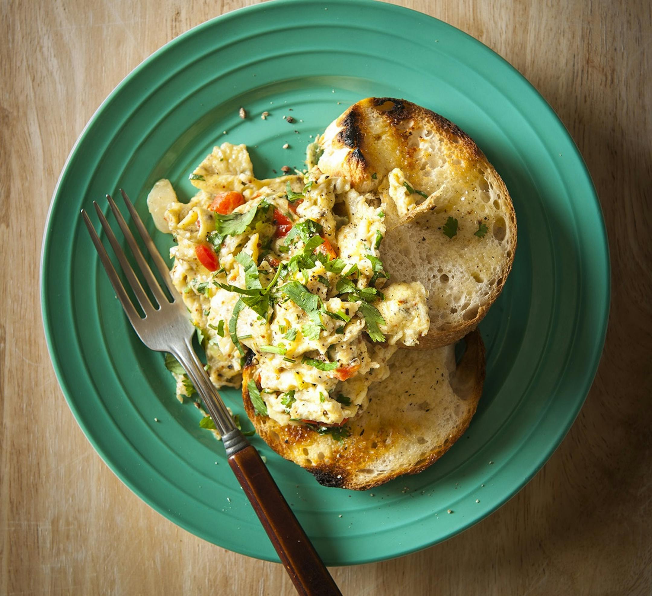 Persian Spiced Scrambled Eggs.