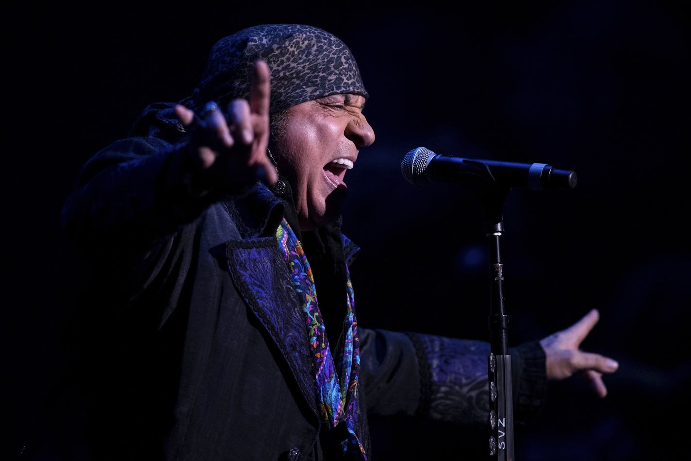 Steven Van Zandt performs at the F.M. Kirby Center in Wilkes-Barre, Pa. on the opening night of his Little Steven and the Disciples of Soul Soulfire Teacher Solidarity Tour on Thursday, Oct. 18, 2018, in Wilkes-Barre, Pa.