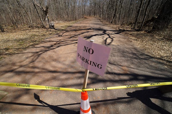 The road into camper cabins is closed at Wild River State Park. All campgrounds and lodging were closed at all Minnesota state parks and recreation ar
