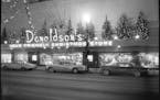 Donaldson's Christmas display, 1957.