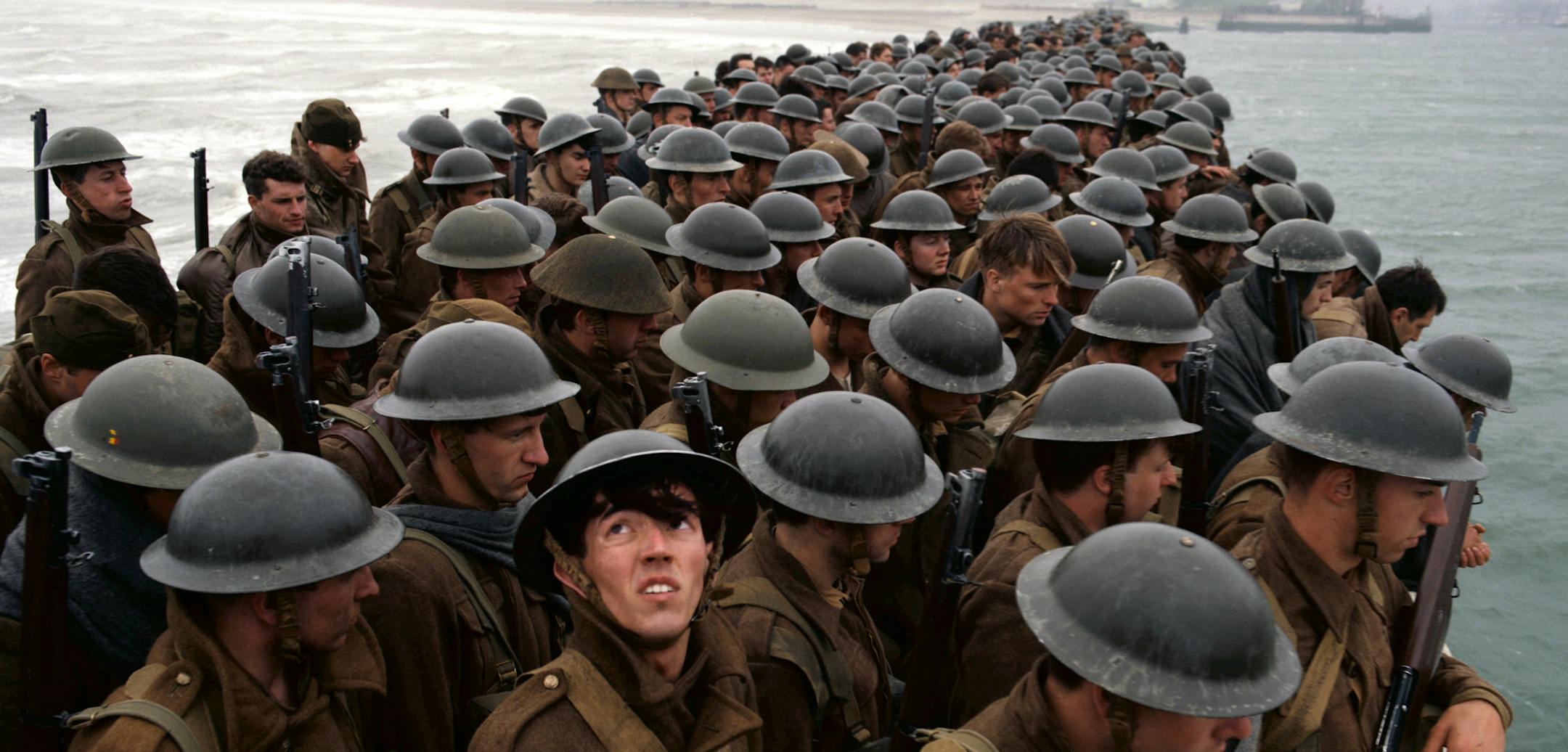 This image released by Warner Bros. Pictures shows a scene from "Dunkirk." (Warner Bros. Pictures via AP) ORG XMIT: MIN2017071814185634