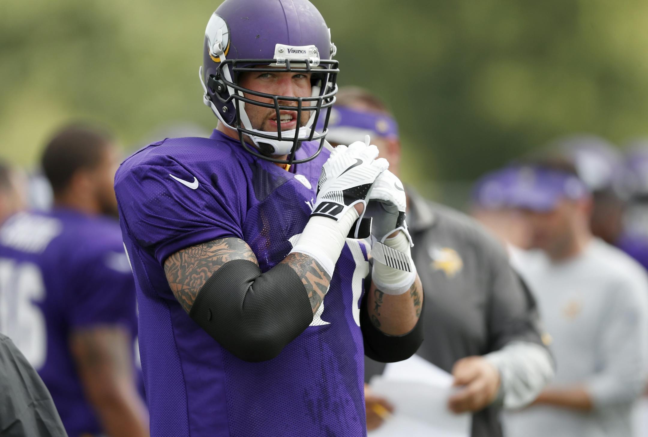 Minnesota Vikings Alex Boone.