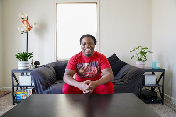Sean Tanna, who bought his first home with the help of Urban Homeworks, a Minneapolis nonprofit that assists first-time home buyers with their down pa