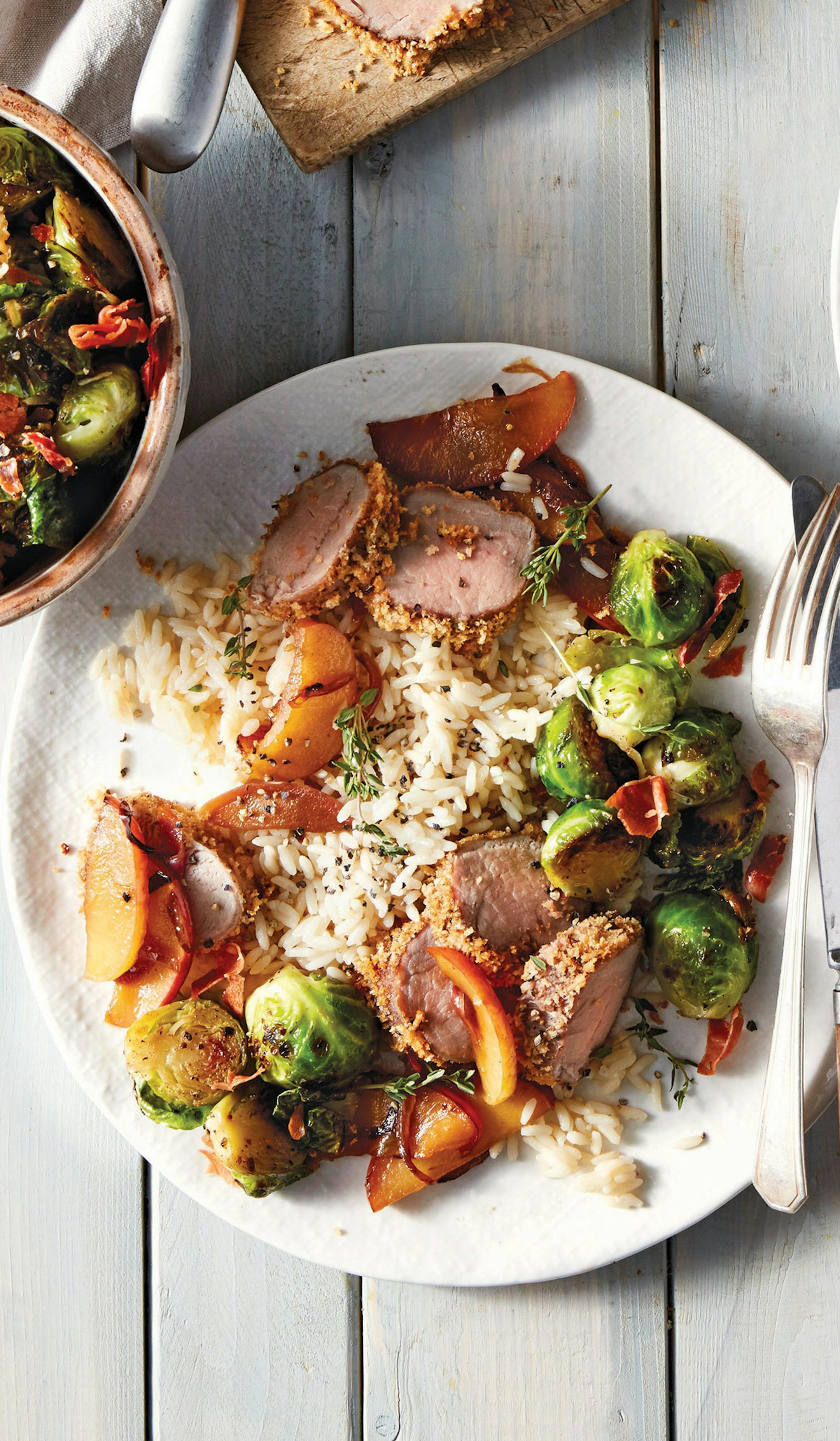 Pork Tenderloin with Sauteed Apples