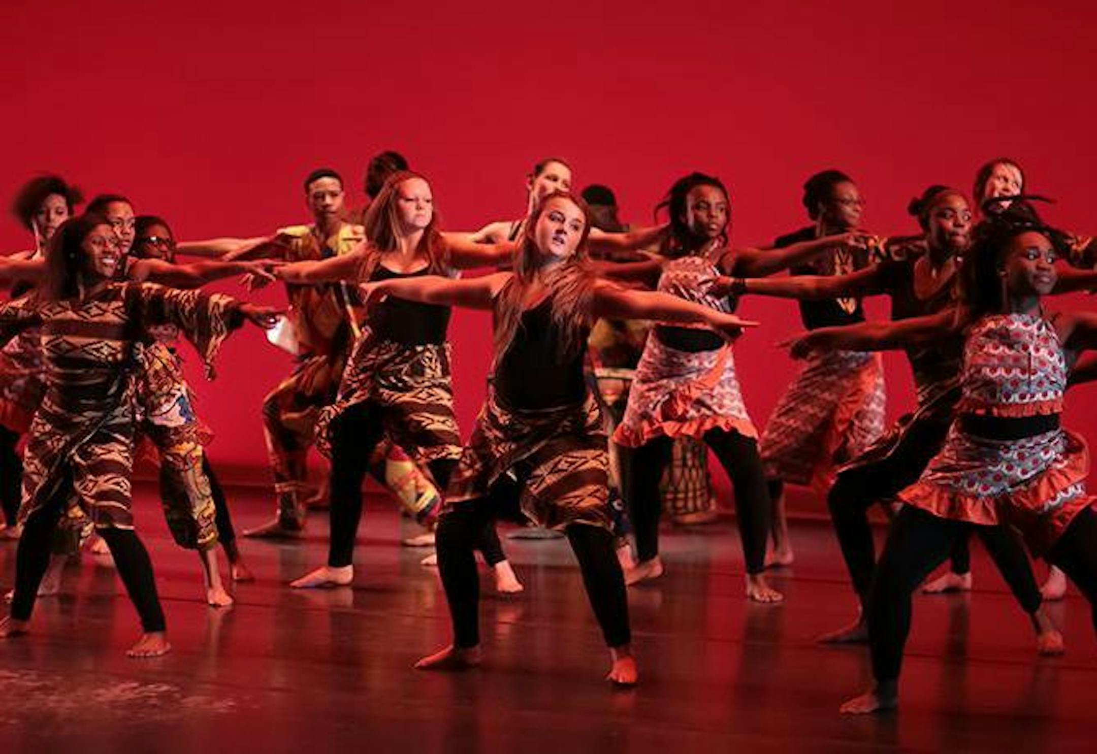 Dance students from the St. Paul Conservatory for Performing Artists (Photo by Brandon Stengel)