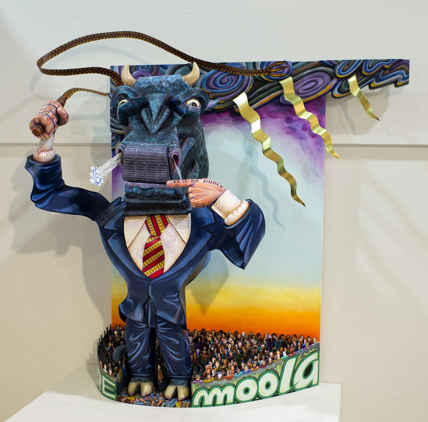 ONE PERCENTER SAVINGS BANK, Lester N Hoikka, Painted mixed media, at the State Fair Fine Arts Center Monday, August 19, 2013 ] GLEN STUBBE * gstubbe@startribune.com