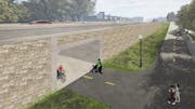 New trails and an underpass to improve bike and pedestrian safety are included in plans to redo the intersection of Hwy. 55 and County Road 73 in Plym