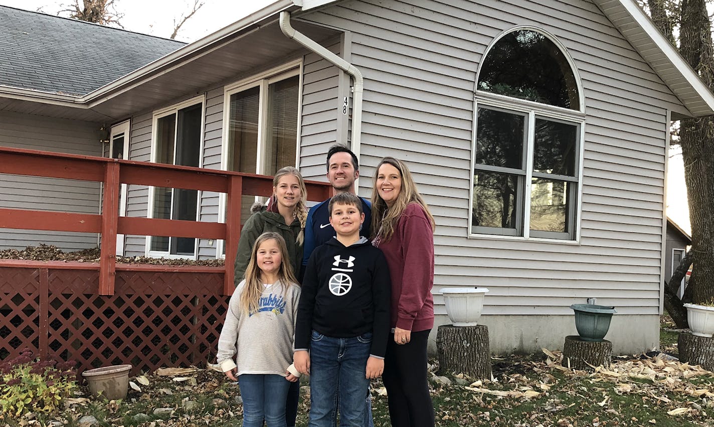 The Lessman cabin in Murray County.