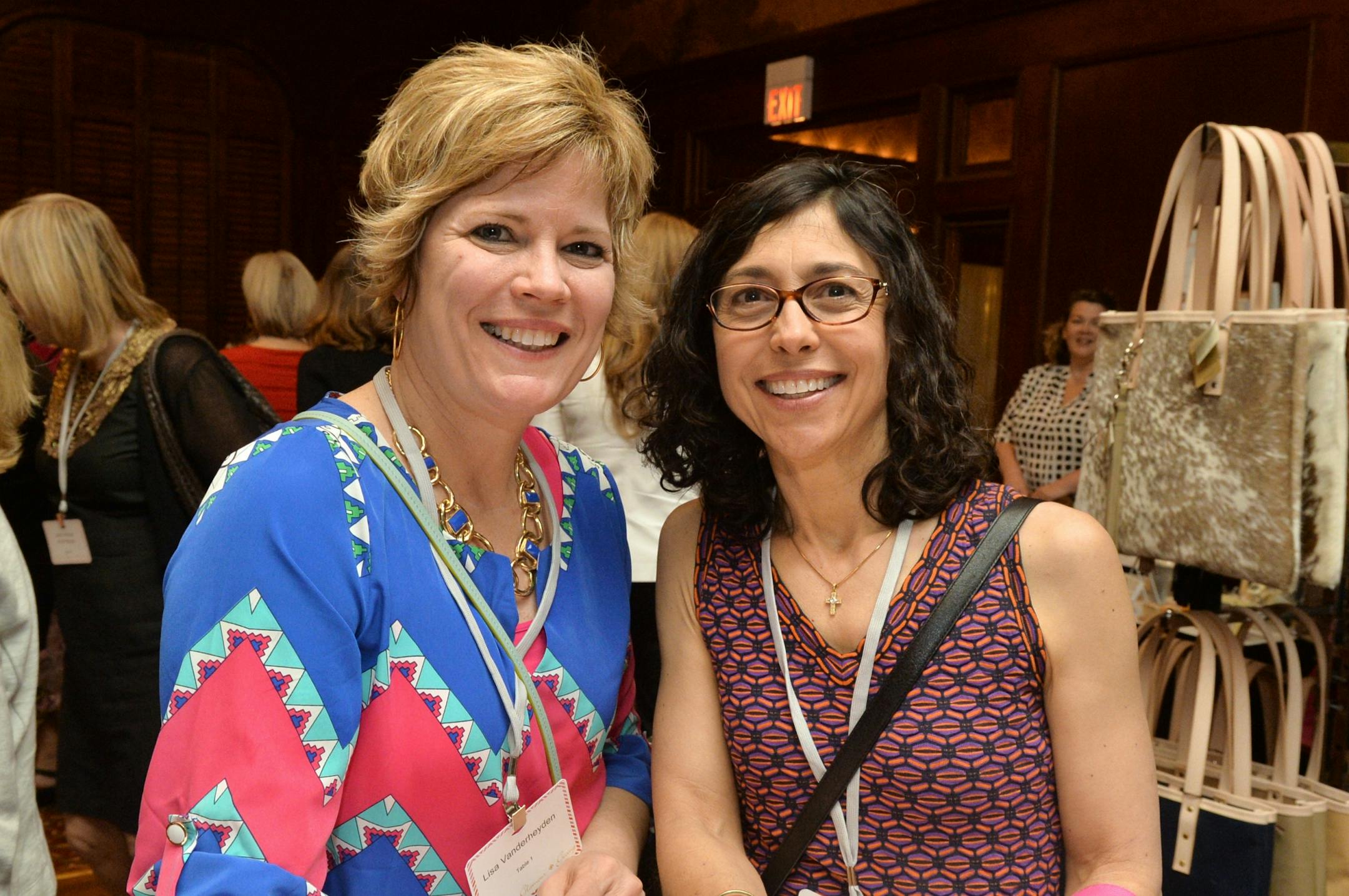 From left, Lisa Vanderheyden and Cathy Heck.