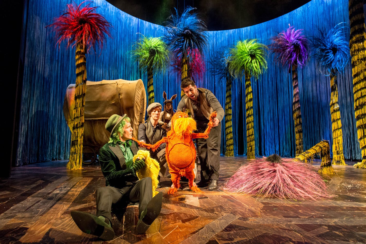 "The Lorax," first staged in London by the Old Vic, will make its U.S. premiere as part of Children's Theatre Company's 2017-18 season. (photo by Manuel Harlan)