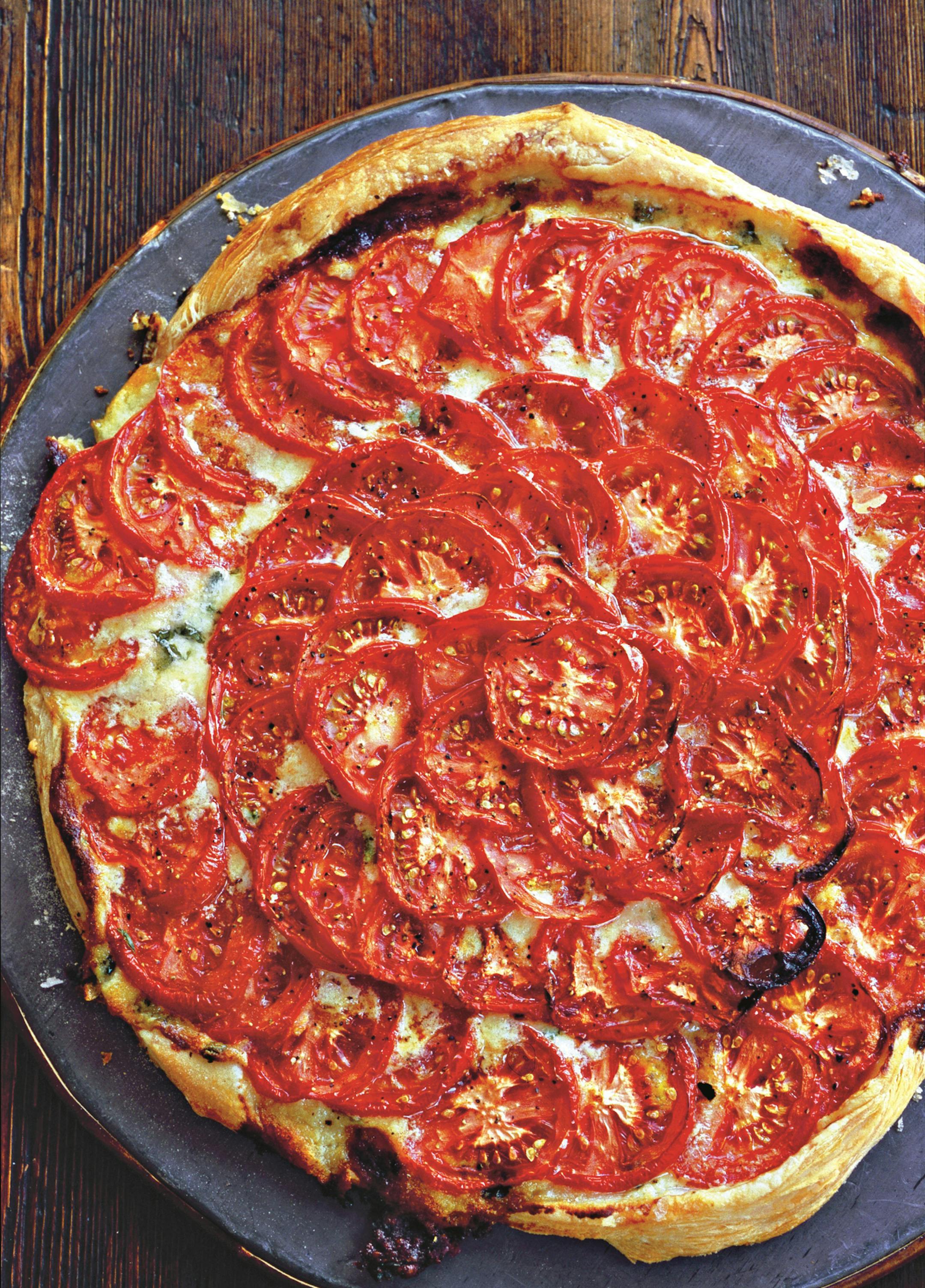 Tomato Tart 2 from "Plenty." Photo credit: Jonathan Lovekin