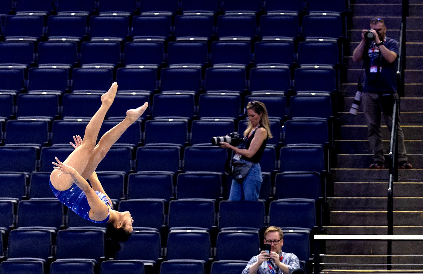 Simone Biles, Suni Lee lead deep group of gymnasts at U.S. Olympic trials in  Minneapolis