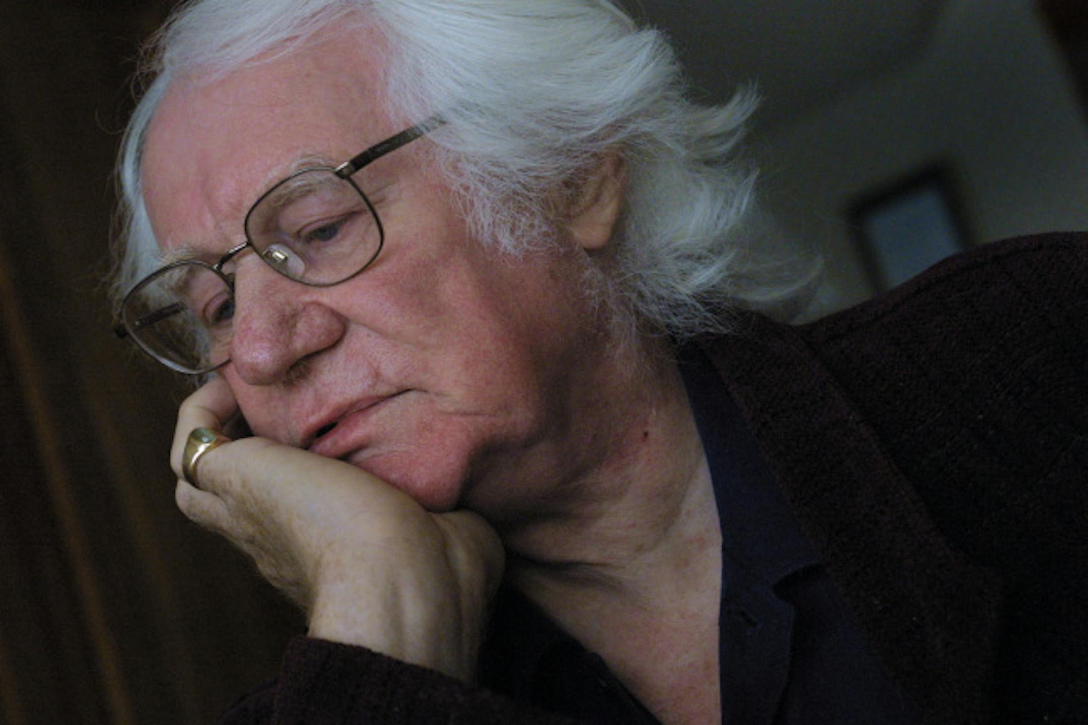 Robert Bly, Poet laureate of Minnesota, his most recent poetry book is "The Night Abraham Called to the Stars" .