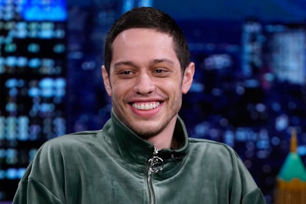 Pete Davidson, who was a cast member on “Saturday Night Live” for eight seasons, hosted the show for the first time Saturday.