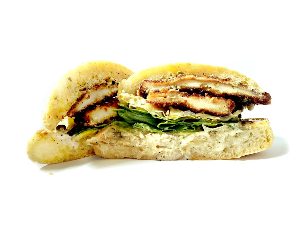 Chicken sandwich from Pork & Piccata in Minneapolis.